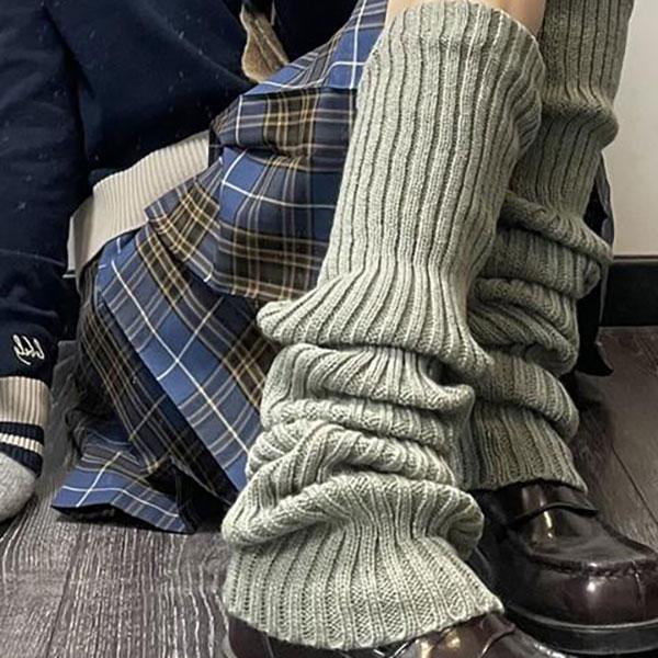 Зимние гетры, пушистые готические гетры Gyaru Y2k, аксессуары, готические вязаные носки в стиле Лолиты, женские гетры, носки Ladi, леггинсы в готическом стиле