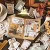 50Pcs Aesthetic Vintage Collage Stickers Book Retro Decorative Paper Stickers For DIY Scrapbooking Journal