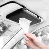 Новая мягкая кожаная автомобильная коробка для салфеток, автомобильный солнцезащитный козырек, блок, подвесной контейнер, держатель для полотенец, салфетка, бумажная стойка, органайзер, сумка для хранения