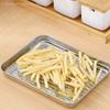 Removable Stainless Steel Baking Pan with Cooling Rack Oven Rack BBQ Tray  for Cooking Roasting