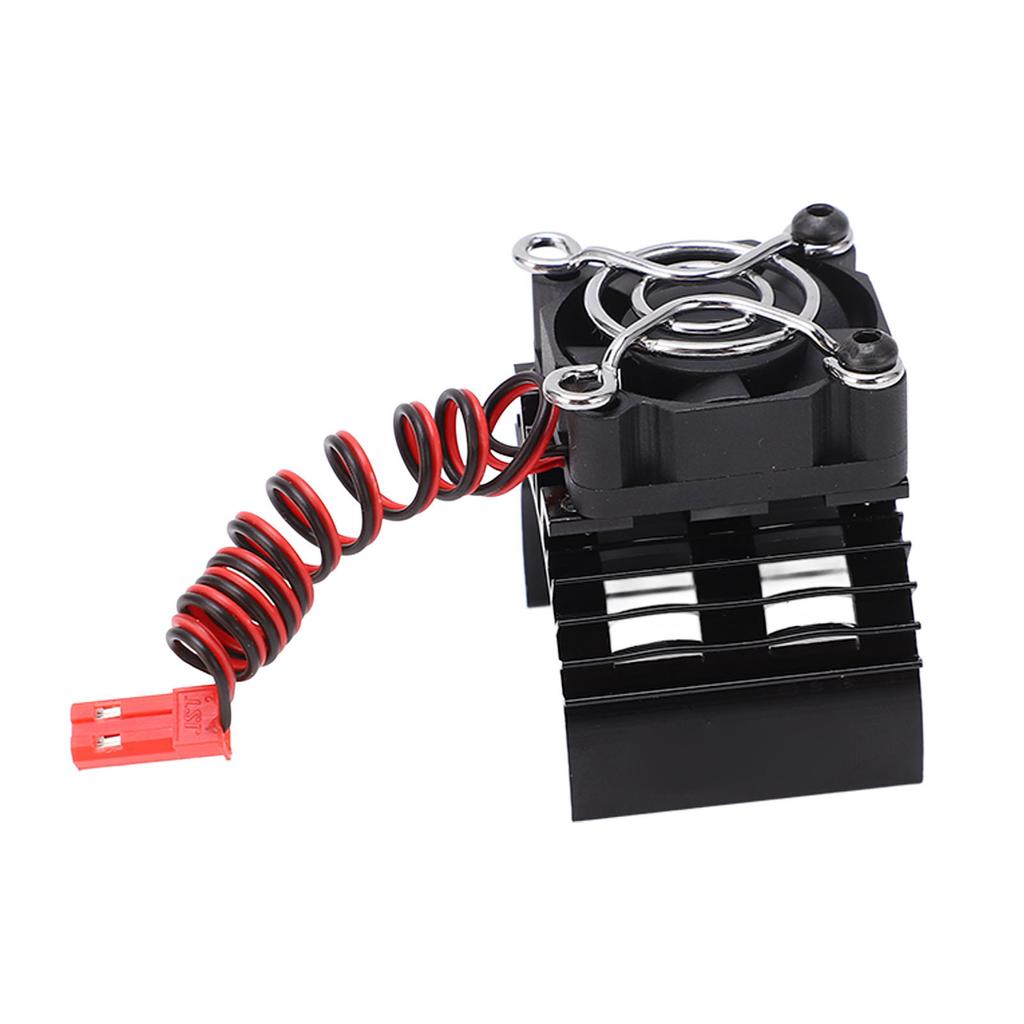 Радиатор двигателя с охлаждающим вентилятором Алюминиевый сплав 36 мм Подходит для 540 550 Коллекторных 3650 3660 Бесколлекторных