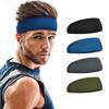 Sports Headband Running Fitness Sweatband Elastic Absorbent Sweat Cycling Jog Tennis Yoga Gym Head Band Hair Bandage Men Women