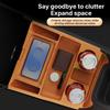 For Xiaomi Yu7 2025 2026 Car Center Armrest Hidden Silicone Storage Box Cup Holder Organizer Interior Stowing Accessories