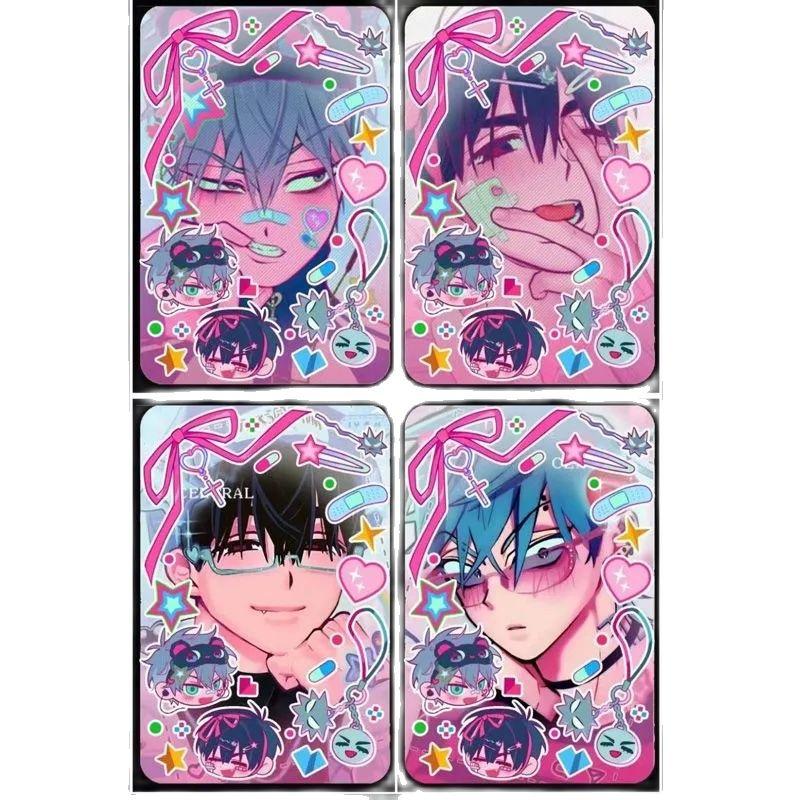 Аниме Alien Stage 3 дюйма Тилл Иван Маленькая карточка Фотокарточки для девочек Подарок для друзей Сделай сам Открытка Закладка Аниме Аксессуары 4 шт./набор