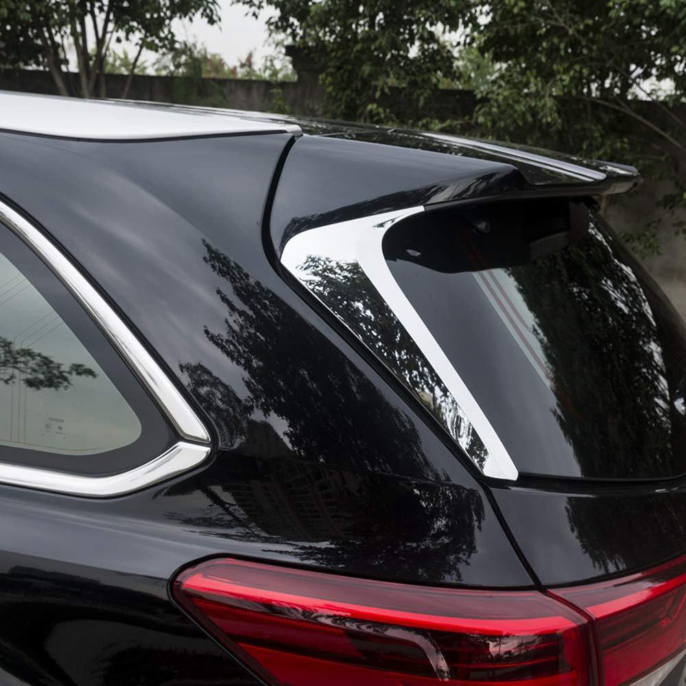 Хромированные накладки на боковые спойлеры на заднее окно для Toyota Highlander 2014-2019
