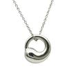 Used TIFFANY&Co. Necklace Eternal Circle Silver925 3.9g Silver El Saperetti