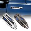 2 шт. Для Focus Mk2 Fiesta MK3 Kuga Mondeo Mk4 Ranger Mk7 Mustang Smax Автомобильный стайлинг Боковое крыло Дверь Кузов Металлический значок Наклейка