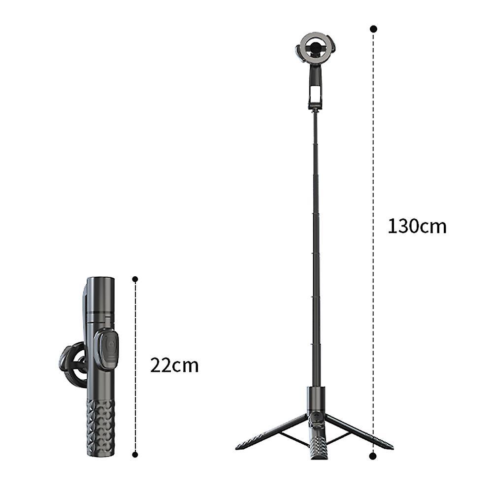 Telescopic Magnetic Selfie Stick Phone Holder Stable Portable Phone Tripod Stand for Photo Taking