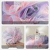 Luxury Four-Color Soft Exfoliating Bath Flower – Large Size for Rich Bubbles