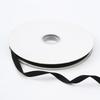 Лента с нитью Черно-белая Отбеленная Полиэстеровая Репсовая лента Однотонная Репсовая лента Аксессуары для одежды Тесьма