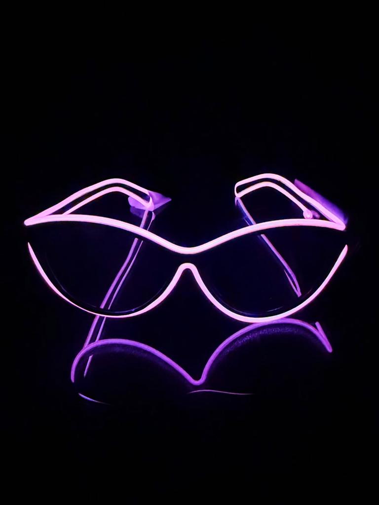 Беспроводные светящиеся EL-очки LED диско-очки с вспышкой для KTV, бара, концерта, вечеринки интернет-знаменитостей