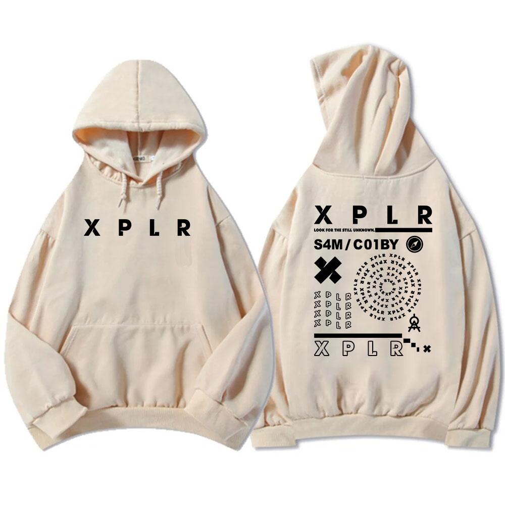 Hip Hop Streetwear Sam and Colby Xplr-r Hoodies Graphic Clothes Heavy Mental Fashion Unisex Sweatshirts Soft Hooded Men Hoodie