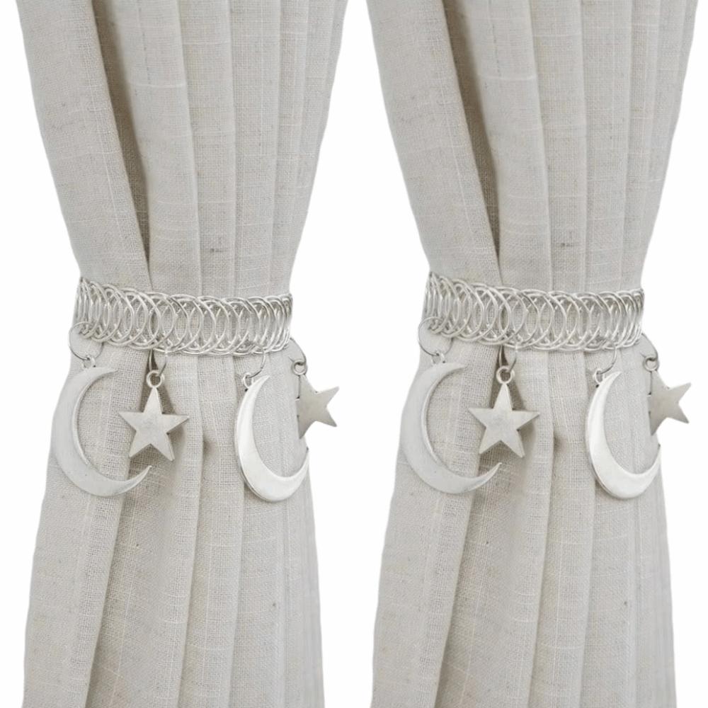 2Pcs Vintage Curtain Tie Backs Adjustable Curtain Clips Window Curtain Tie Belts Room Ornaments