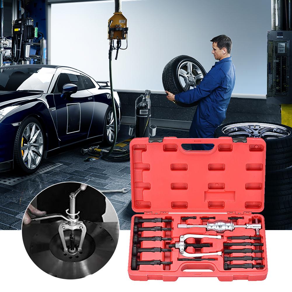 16 шт. цанговый подшипник с глухим отверстием, комплект съемника уплотнений и съемника внутреннего подшипника, скользящий молоток