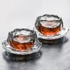 1 шт. стеклянная чашка в японском стиле для дегустации, прозрачная подставка, чашка для чая Kongfu Master, стакан для белого вина, кальян
