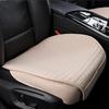 SEAMETAL Flax Car Seat Cover Four Seasons Front Linen Fabric Cushion Breathable Seat Protector Mat Pad