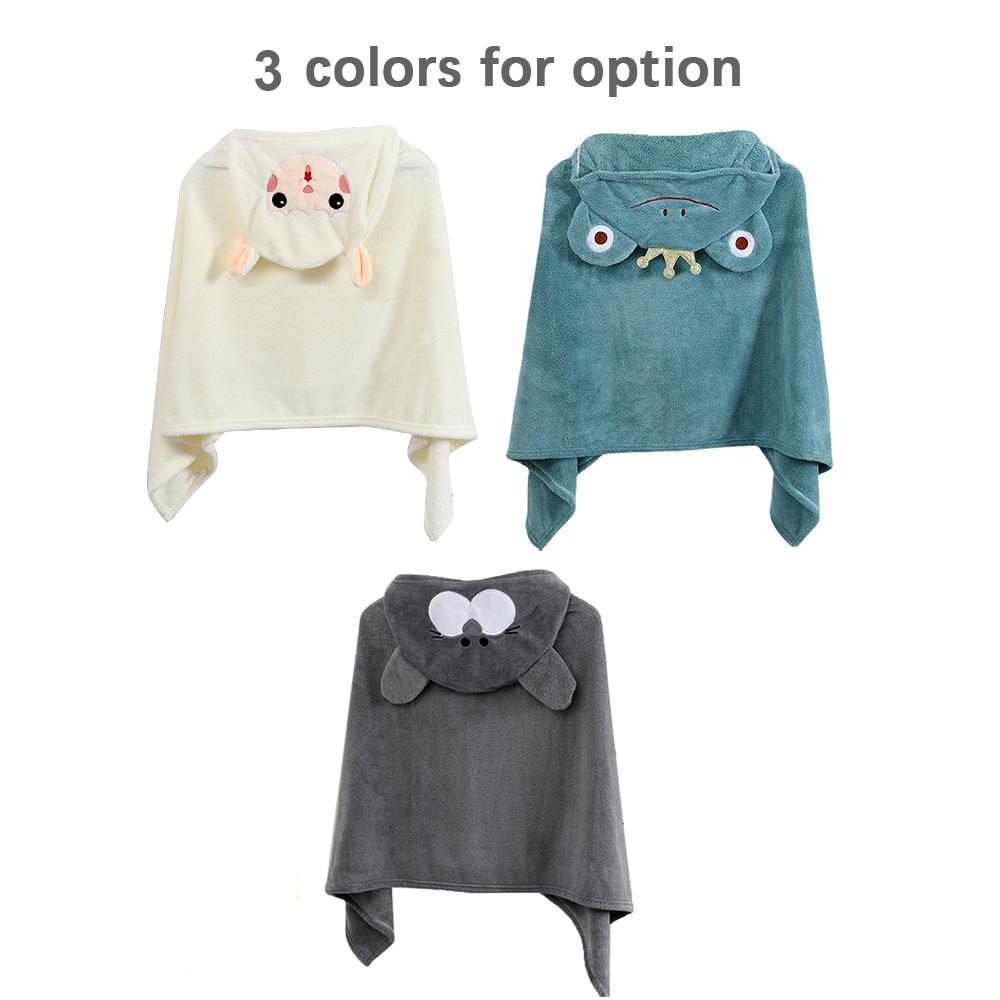 Ультрамягкое детское полотенце с капюшоном, детское банное полотенце с рисунком и милым капюшоном для малышей, младенцев