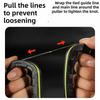 Wear Resist Carbon Bottom Cable Puller Non-Slip Design Nylon Cable Puller  Fishing Tools