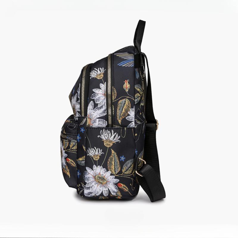 Модный рюкзак Sweet Cherry Butterfly из мягкой нейлоновой ткани, женская сумка через плечо, симпатичная универсальная школьная сумка для девочек-подростков, рюкзак для отдыха на природе и путешествий