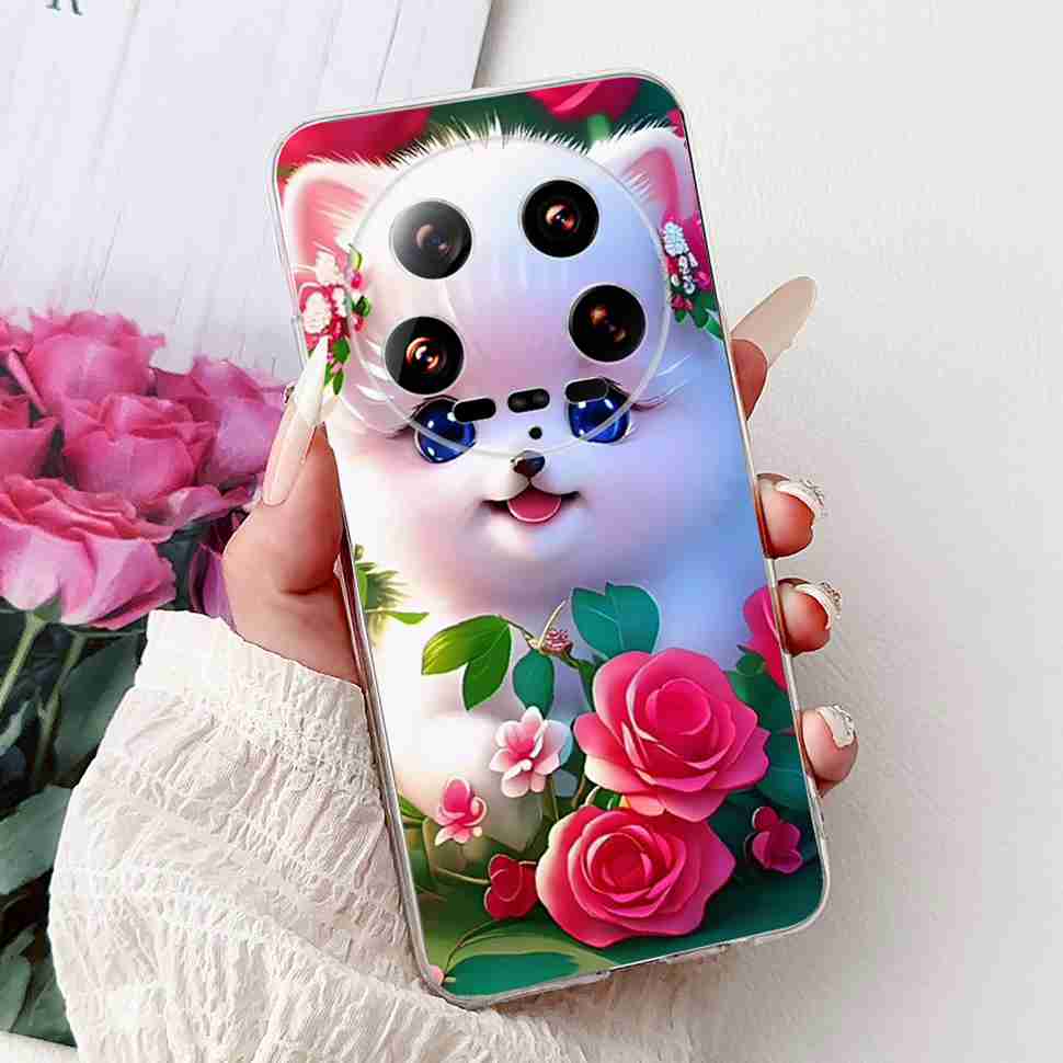 Case For Xiaomi 14 Ultra Butterfly Silicone Soft Phone Cover For Xiaomi Mi 14 Mi14 Ultra Shockproof Back Fundas Xiaomi 14Ultra