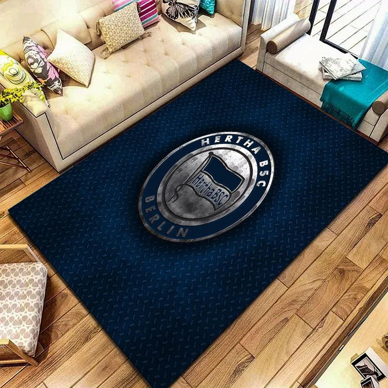 Hertha BSC Carpet Rug for Living Room Bedroom Home Sofa Decoration,Kids play Non-slip Floor Mat