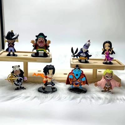 Аниме One Piece 8 шт. Фигурки Модель Куклы Игрушки Очаровательный Луффи Ока Шичибукай Эйс Боа Хэнкок Джинбей Коллекция Игрушки Полная Коллекция