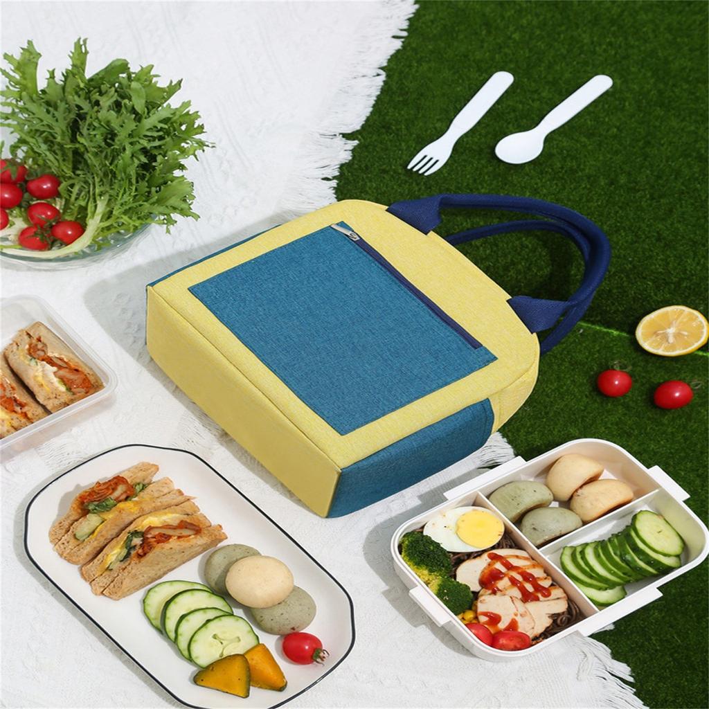 Изолированный ланч-бокс, термосумка большой емкости, контейнер для хранения еды для сумки-холодильника для путешествий, сумки для пикника