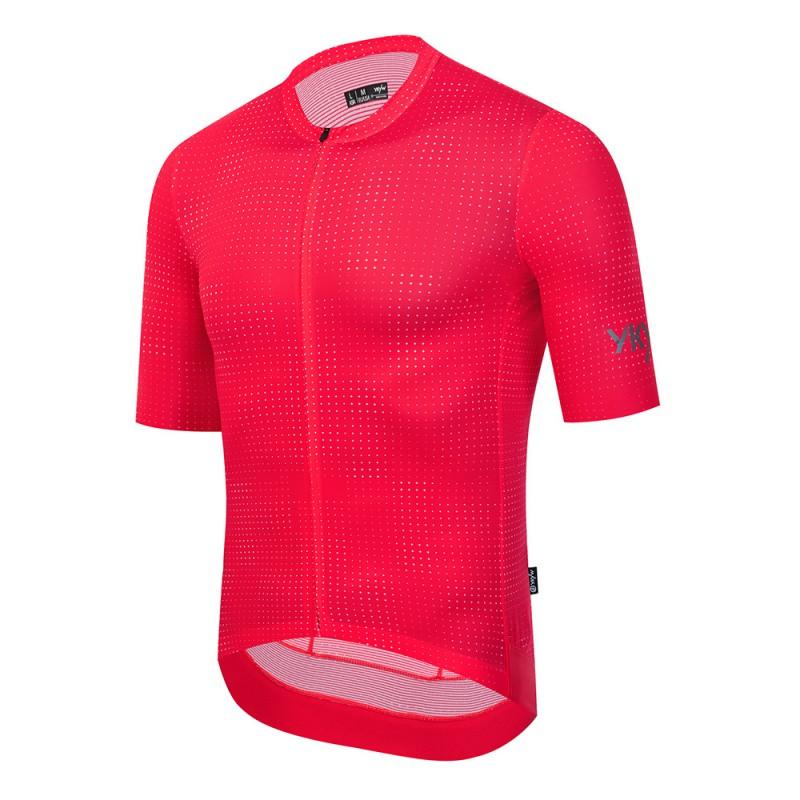 Mens Cycling Short Sleeve Jersey Breathable Quick-Dry Star Print Bike Sport Top Base Layer