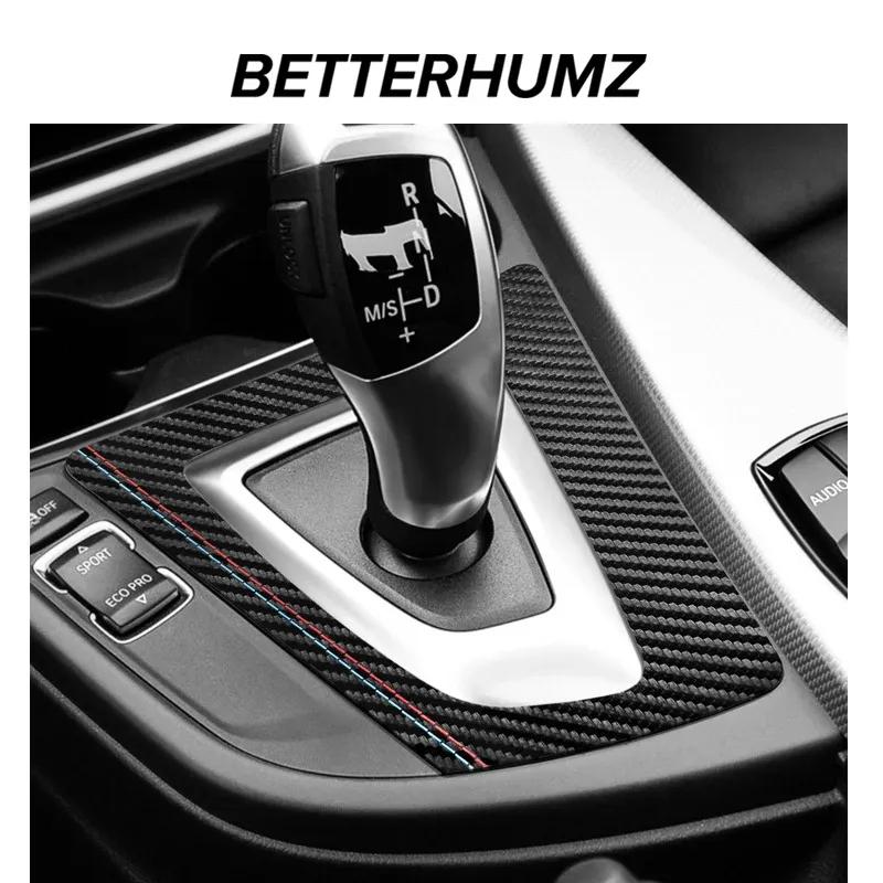 Betterhumz Car Gear Shifter Panel Cover For BMW F30 F34 F32 F33 F36 3 4 Series 3GT 320i 328i Trim Stickers Interior Accessories
