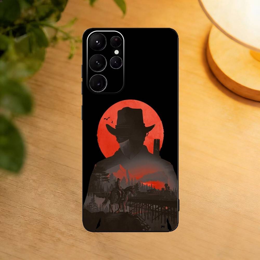 Чехол для телефона Red Dead R-Redemption Для Samsung S25,24,21,22,23,30,Ultra,20,Plus,Fe,Lite,Note Мягкий Черный Чехол