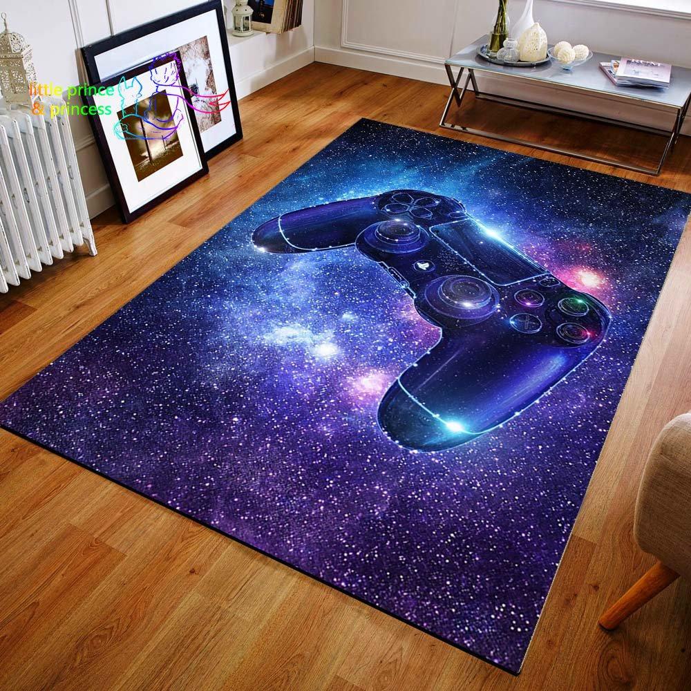 Геймерский контроллер, игровой ковер с 3D принтом для гостиной, коврики для кемпинга, противоскользящий коврик, коврик для йоги, подарок для мальчика