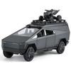 Infinium Литье под давлением 1:32 Черный Алюминиевый Модель Автомобиля Cyber Truck с Инерционным Механизмом