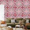Hippie background red wallpaper for living room and bedroom 50x1000