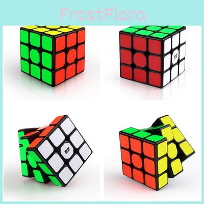 Профессиональный магнитный кубик 3x3 для соревнований в магнитных радужном и черном цветах