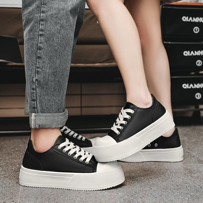 2025 новые весенние и летние спортивные туфли на толстой подошве, мужские нишевые парусиновые туфли, универсальная повседневная женская обувь, мужская обувь