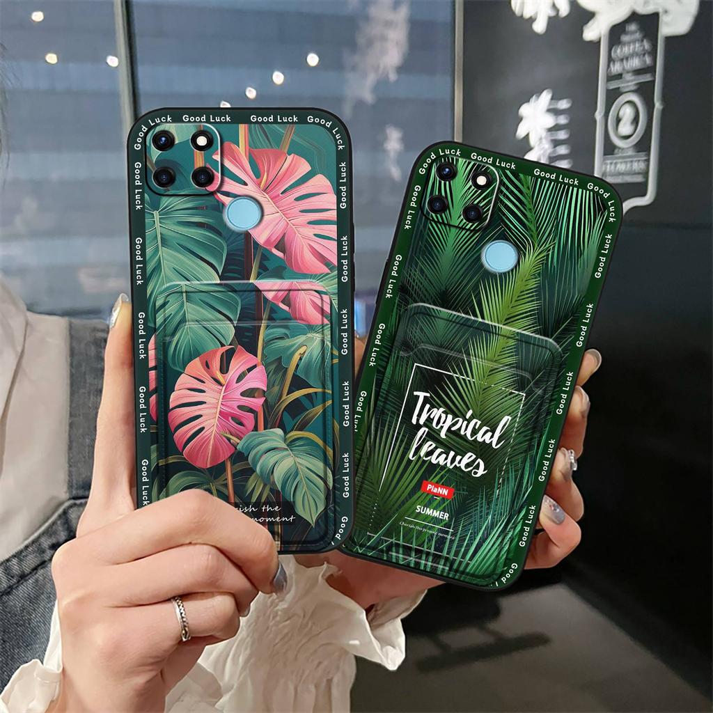 Полностью закрывающий мягкий чехол Чехол для телефона для OPPO Realme C21Y/C25Y Водонепроницаемый Противоударный Прочный Граффити Пыленепроницаемый Модный дизайн