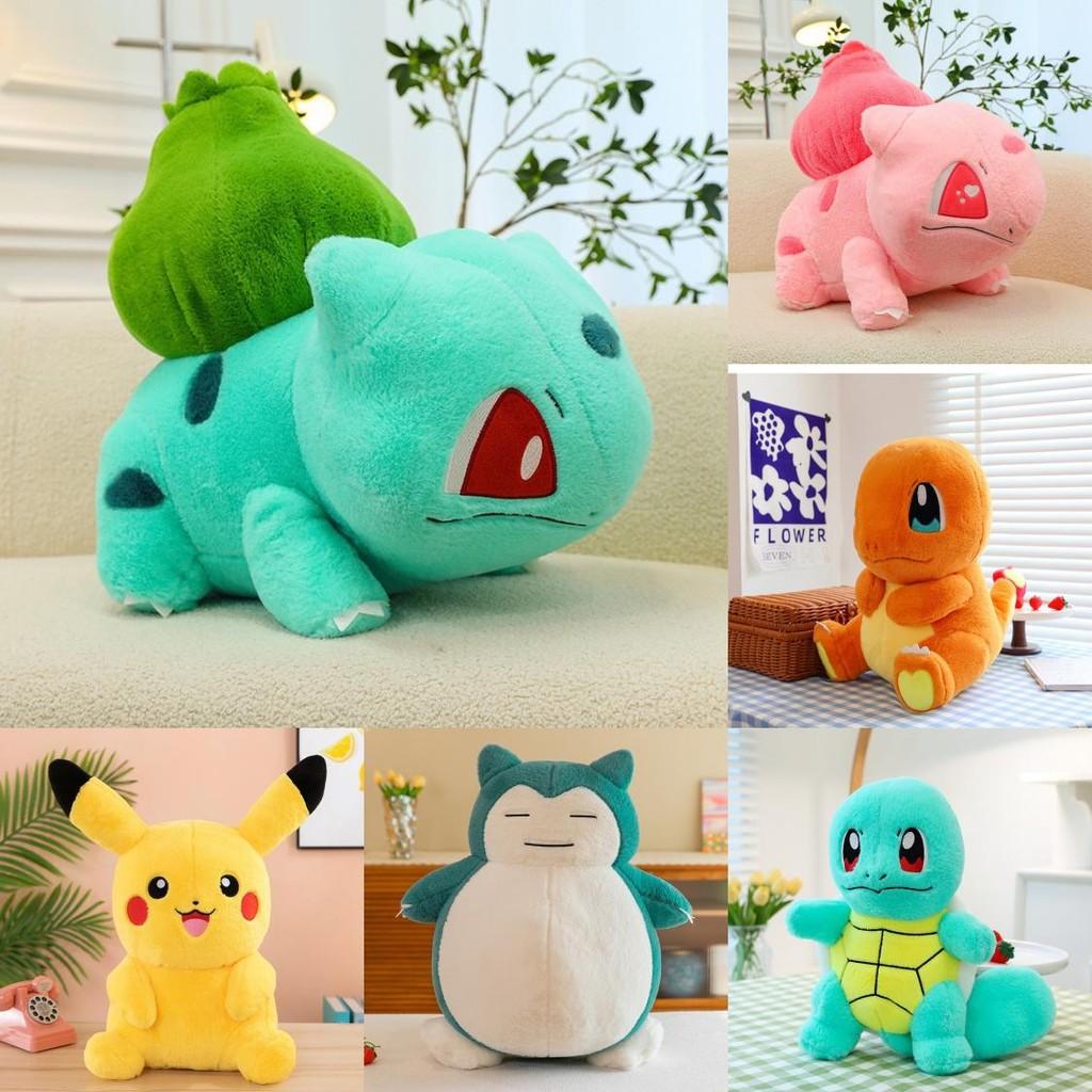 Bulbasaur Squirtle Charmander Snorlax Pikachu Plush Toy Stuffed Doll