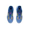 Баскетбольные кроссовки Li Ning Combat Low с защитой от скольжения и амортизацией, износостойкие, мужские, синие, желтые ABPR027-4