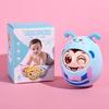 Mobile Doll Bell Baby Toy Rattles Blink Eyes Tumbler Roly-poly Silicon Teether