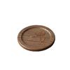 Wooden Coasters Set Black Walnut Solid Wood Round Table Mat Heat Insulation Pad Bottom Holder Kitchen Table