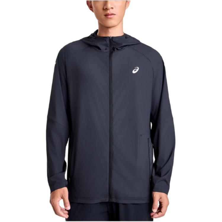 Asics Куртки Мужские Черные С Капюшоном Умеренные Другие 2011D194-001