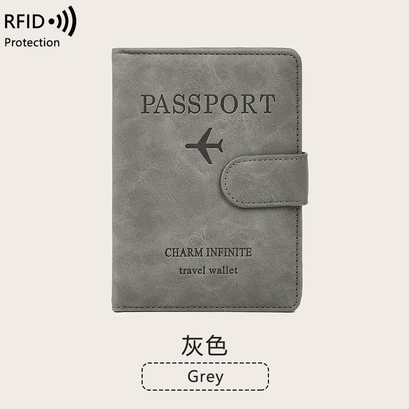 Новая противокражная сумка-кошелек для паспорта с эффектом кожи, многофункциональная портативная сумка для документов, дорожный держатель для паспорта