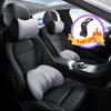 Подушка для подголовника шеи в автомобиле Подушка для автомобильного сиденья с эффектом памяти Дышащая поддержка головы Защитная подставка для шеи Поддержка поясницы в автомобиле