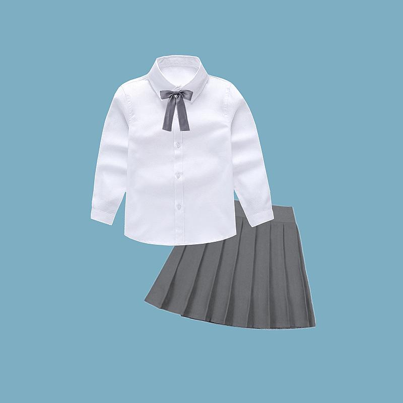 Белый школьный костюм с длинным рукавом для мальчика – Универсальная одежда для выступлений ко Дню защиты детей 1 июня