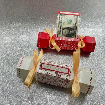 Денежный держатель для денег, рождественские подарочные коробки для денег, Счастливого рождественского сюрприза, уникальный футляр для денег для праздничной вечеринки