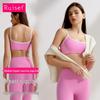 Women's Shockproof Cross-Border Sports Bra: High-Intensity, Thin Shoulder Strap, Beautiful Back, Removable Padding Yoga Vest