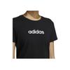 Adidas Neo Logo Sport Круглый вырез с коротким рукавом Женские топы Черные GS5177