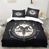 Satanic Satan Devil Bedding Set Boys Girls Twin Queen Size Duvet Cover Pillowcase Bed Kids Adult Fashion Home Textile