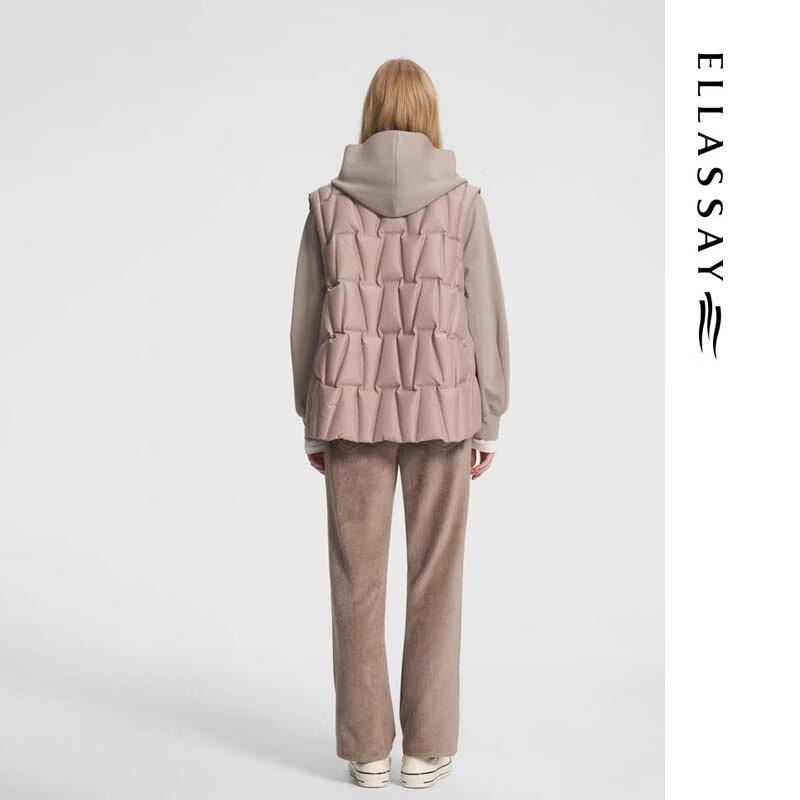 ELLASSAY Женская минималистичная двухкомпонентная куртка на гусином пуху