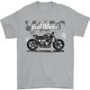 Cafe Racer Motorbike Motorcycle Biker Mens T-Shirt 100% Cotton